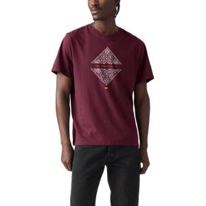 imageLevis Mens Graphic Tee Also Available in Big ampamp TallNew Welled Burgundy