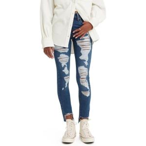 imageLevis Womens 721 High Rise Skinny JeansIndigo Destructed