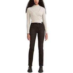 imageLevis Womens 724 High Rise Straight JeansBlack Sesame