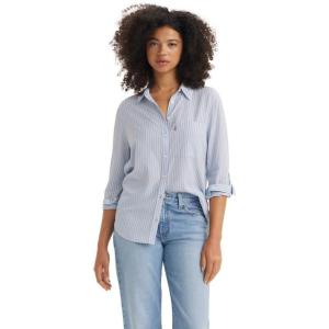 imageLevis Womens Darlene Utility ShirtNew Adisa Stripe Kentucky Blue