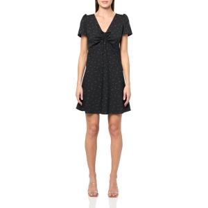 imageLevis Womens Delaney Short Sleeve Mini Dress Also Available in PlusVirgo Ditsy Caviar