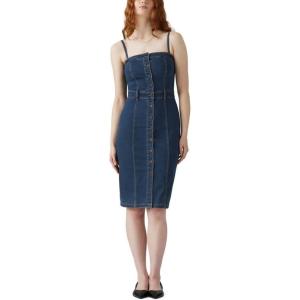 imageLevis Womens Denim Bustier DressNew Upper East Side Stretch