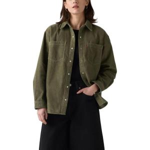 imageLevis Womens Iris Overshirt JacketNew Ivy Green Corduroy