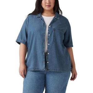 imageLevis Womens Joyce Resort Shirt Also Available in PlusPaper Map