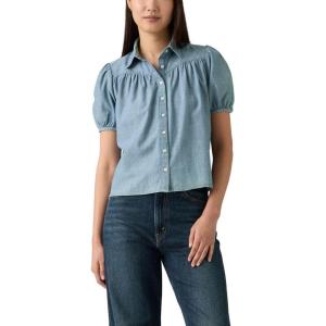 imageLevis Womens Lea Ss Slim BlouseNew My World is Blue