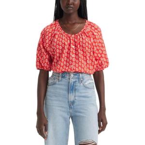 imageLevis Womens Leanne BlouseLarger Aditi Block Print Fiesta