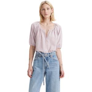 imageLevis Womens Leanne BlouseMontana Plaid Pale Mauve