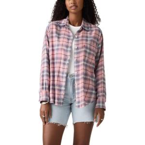 imageLevis Womens Lucas Flannel Long Sleeve ShirtNew Huxley Plaid Zephyr Flannel