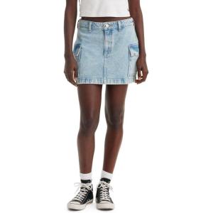 imageLevis Womens Mini Cargo SkirtLook at Blue