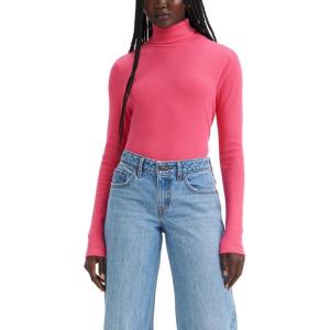 imageLevis Womens Moon Rib Turtleneck Also Available in PlusItalian Rose