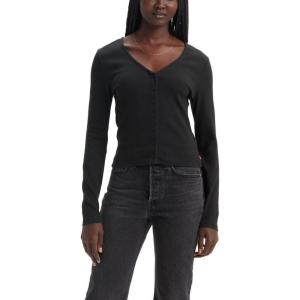imageLevis Womens Muse Long Sleeve Tee ShirtNew Caviar