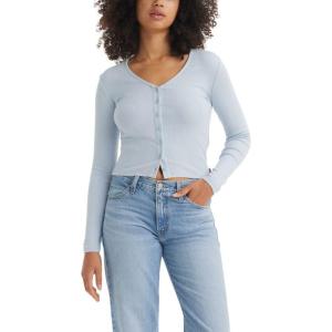 imageLevis Womens Muse Long Sleeve Tee ShirtNew Niagara Mist