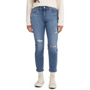 imageLevis Womens New Boyfriend Jeans Also Available in PlusDark Indigo Worn in