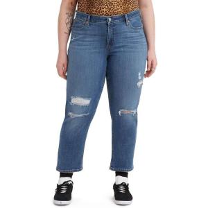 imageLevis Womens New Boyfriend Jeans Also Available in PlusIndigo Worn in
