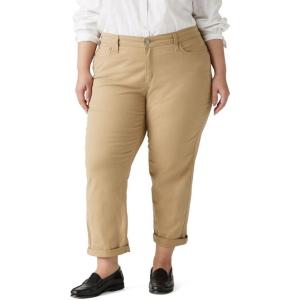 imageLevis Womens New Boyfriend Jeans Also Available in PlusKhaki Twill