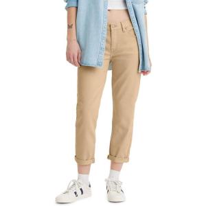 imageLevis Womens New Boyfriend Jeans Also Available in PlusUnbasic Khaki Twill