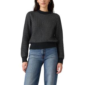 imageLevis Womens Snowflake Crew PulloverNew Anneli Geo Anthracite Night