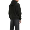 imageLEVIS Mens Seasonal Logo HoodieNew Mineral Black  Brushed Fleece