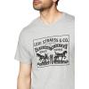 imageLevis Mens 2Horse Graphic TeeMidtone Heather Grey