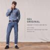 imageLevis Mens 501 Original Fit Jeans Also Available in Big ampamp TallHigher Mountain  Destructed