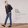 imageLevis Mens 512 Slim Taper Fit JeansNothing Burns  Light Indigo