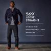 imageLevis Mens 569 Loose Straight Fit JeansGray Deal