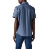 imageLevis Mens Classic 1 Pocket Short Sleeve Button Up Shirt Also Available in BigNormand Indigo Dobby