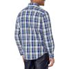 imageLevis Mens Classic One Pocket Long Sleeve Button Up ShirtPeter Plaid Arctic Ice