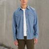 imageLevis Mens Classic Western Shirt Also Available in Big ampamp TallNew Ivy Mid Chambray
