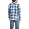 imageLevis Mens Classic Western Shirt Also Available in Big ampamp TallNew Van Plaid Sea of Belize Plaid