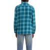 imageLevis Mens Classic Worker Long Sleeve Wovens ShirtScottie Plaid Ocean Depths