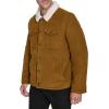 imageLevis Mens Corduroy Sherpa Lined Trucker JacketBrown Corduroy