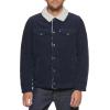imageLevis Mens Corduroy Sherpa Lined Trucker JacketNavy Corduroy