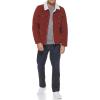 imageLevis Mens Corduroy Sherpa Lined Trucker JacketRust Corduroy