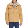 imageLevis Mens Corduroy Sherpa Lined Trucker JacketSand Wide Wale Corduroy