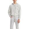 imageLevis Mens Core Zip Up Hoodie Also Available in Big ampamp TallChisel Grey Heather