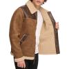 imageLevis Mens Mixed Media Faux Shearling JacketBrown