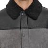 imageLevis Mens Mixed Media Faux Shearling JacketCharcoal