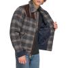 imageLevis Mens Mixed Media Western Plaid Bomber JacketSky Captain Ombre
