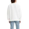 imageLevis Mens Relaxed Graphic Crewneck Sweatshirt501 Logo Outline Crew White