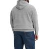 imageLevis Mens Relaxed Graphic HoodieBatwing Expression Midtone Heather Grey