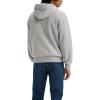 imageLevis Mens Relaxed Graphic HoodieExpression Poster Logo Midtone Heather Grey