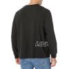 imageLevis Mens Relaxed Graphic Long Sleeve TShirtDouble Oblique Logo Caviar