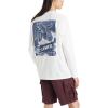 imageLevis Mens Relaxed Graphic Long Sleeve TShirtNew Archival Batwing Waterfall White