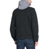 imageLevis Mens Washed Cotton Hooded Military JacketBlackSherpa Lined