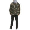 imageLevis Mens Washed Cotton Hooded Military JacketCamoSherpa Lined