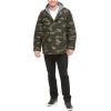 imageLevis Mens Washed Cotton Hooded Military JacketCamoSherpa Lined