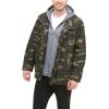 imageLevis Mens Washed Cotton Hooded Military JacketCamoSherpa Lined