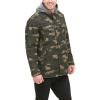 imageLevis Mens Washed Cotton Hooded Military JacketCamoSherpa Lined
