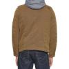 imageLevis Mens Washed Cotton Hooded Military JacketKhakiSherpa Lined